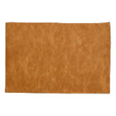 Elegante lederen achtergrond textuur kussensloop (Achterkant)