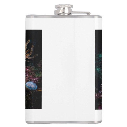 Elegante leeuwenvis heupfles (Achterkant)