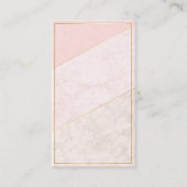 Elegante lege loyaliteitskaart – Blush & Goud Desi Klantenkaartje (Voorkant)