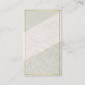 Elegante lege loyaliteitskaart – Sage & Goud Klantenkaartje (Achterkant)