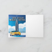 Elegante legendarische Vette op Cruise Feestdagen Kaart (Binnen)