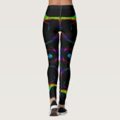elegante legging kleur feestelijk modern handgemaa (Achterkant)
