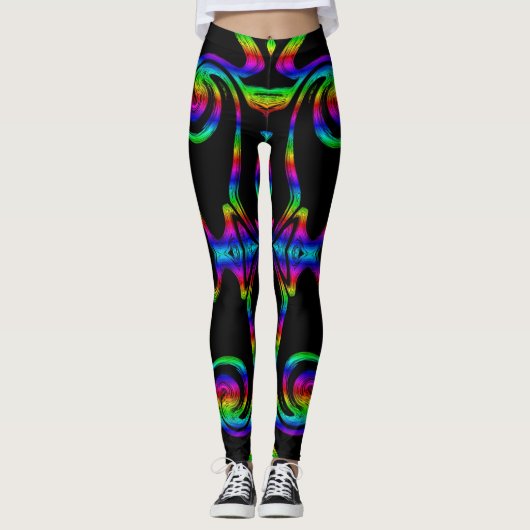 elegante legging kleur feestelijk modern handgemaa (Voorkant)