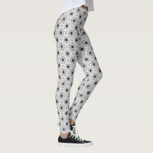 Elegante Leggings in zwart-wit