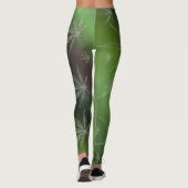 elegante leggings met kleurrijke feestelijke moder (Achterkant)