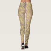elegante leggings met kleurrijke feestelijke moder (Achterkant)