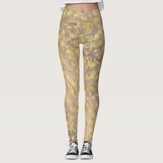 elegante leggings met kleurrijke feestelijke moder (Voorkant)