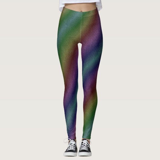 elegante leggings met kleurrijke feestelijke moder (Voorkant)