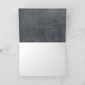 Elegante Leigrijze Stucwerk Blanco Bedankt 2.0 (Binnen)