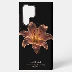 Elegante leliebloem Schrift telefoonhoesje Samsung Galaxy Hoesje
