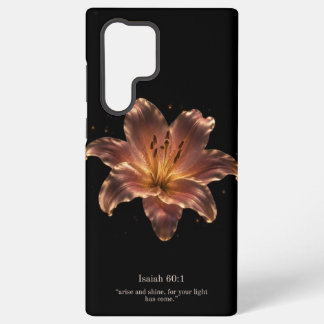 Elegante leliebloem Schrift telefoonhoesje Samsung Galaxy Hoesje