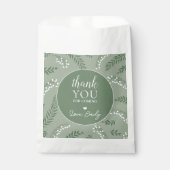 Elegante lelietje-van-dalen tuinsalon bruidsfeest bedankzakje (Voorkant)