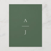 Elegante Lemon botanische bruiloft RSVP-kaart Informatiekaartje (Achterkant)