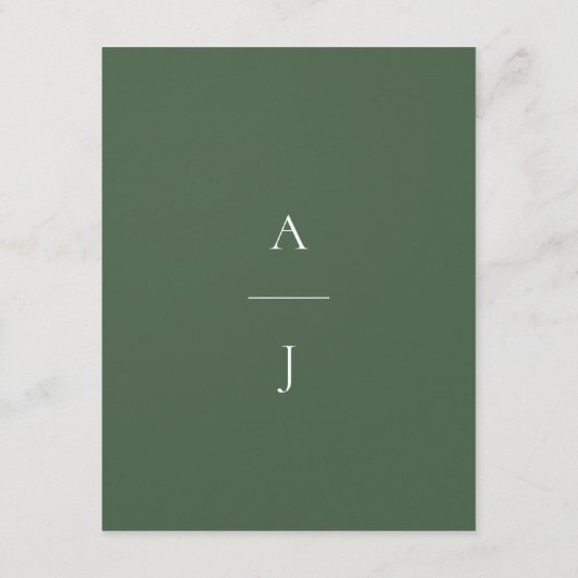 Elegante Lemon botanische bruiloft RSVP-kaart Informatiekaartje (Achterkant)