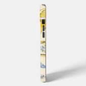 Elegante Lemon Drop Martini Monogram Case-Mate iPhone Case (Achterkant / Links)