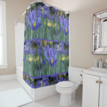 Elegante Lente Bloem Paarse Iris