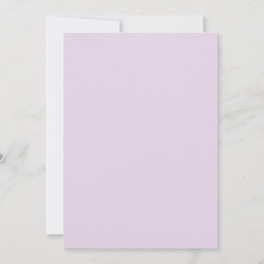 Elegante lente bloemen bruiloft uitnodiging (Achterkant)