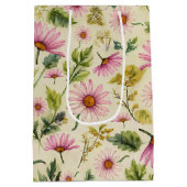 Elegante lente bloemen medium cadeauzakje (Achterkant)