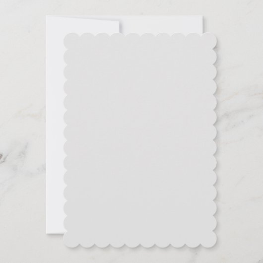 Elegante lente bloemenmonogram bruiloft kaart (Achterkant)