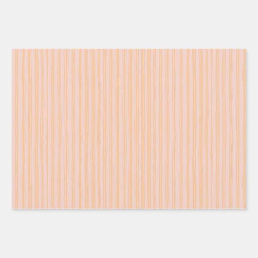 Elegante lente bloemenperzik Waterverf decoupage Inpakpapier Vel (Voorkant 3)