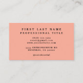 Elegante lente kleurrijke bloemen Visitekaartjes (Achterkant)