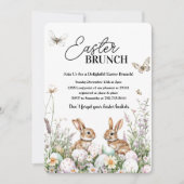 Elegante lente paasbrunch kaart (Voorkant)