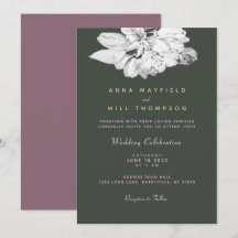 Elegante Lente Tuin Zwart Wit Appel Bruiloft