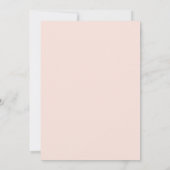 Elegante Lente Wilde Bloemen Weide Tuin Bruiloft Kaart (Achterkant)