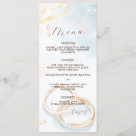 elegante lente zomer gouden ringen Trouwen Menu