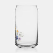 Elegante Lentebloem Bruiloft Persoonlijk Blikvorm Glas (Links)