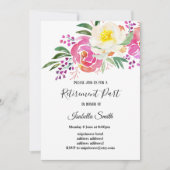 elegante lentesbloemen roze bloemkolf kaart (Voorkant)