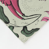 Elegante Lentetuin Kolibrie & Bloemen Fleece Deken (Hoek)