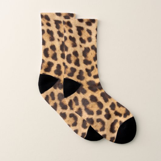 Elegante Leopard Animal Print Sokken (Paar)