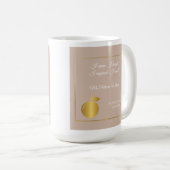 Elegante leraren Golden Pastel Pensioenfeest Koffiemok (Voorkant rechts)