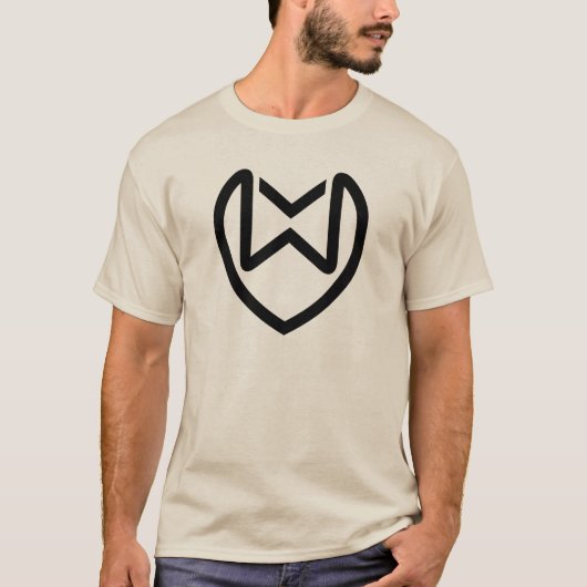 Elegante Letter XW met Hart T-shirt (Voorkant)