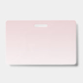 Elegante Lettering & Monogram | Rose Ombre Badge (Achterkant)