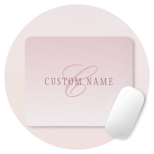 Elegante letters en monogram Rose ombre Muismat