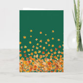 Elegante letterschrift aangepaste Thanksgiving-vou Kaart (Achterkant)