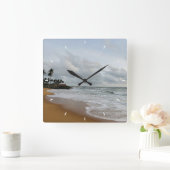 Elegante leuke aangepaste wandklok Voeg uw eigen f (Huis)