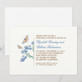 Elegante leuke en eenvoudige repetitie uitnodiging (Voorkant / Achterkant)