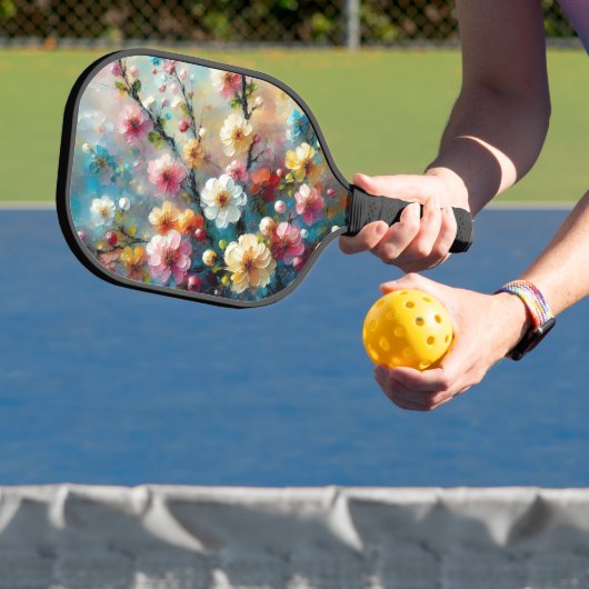 Elegante & Levendige Bloemen - Bloei moedig met Kl Pickleball Paddle (Insitu)