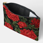 Elegante levendige rode pioenen in bloei etui (Open)