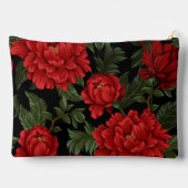 Elegante levendige rode pioenen in bloei etui (Achterkant)
