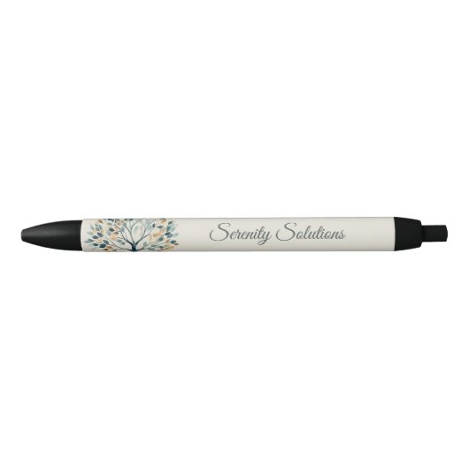 Elegante Levenscoach Zwarte Inkt Pen (Voorkant)