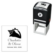 Elegante Lg Conch Zeeschelp Koppel Namen Datum Mon Zelfinktende Stempel (In situ)