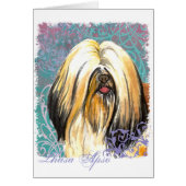 Elegante Lhasa Apso Kaart (Voorkant)