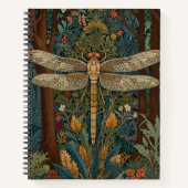 Elegante  libel art boho chic botanisch notitieboek (Voorkant)