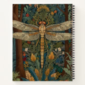 Elegante  libel art boho chic botanisch notitieboek (Achterkant)