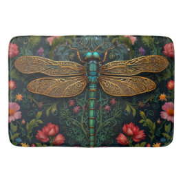 Elegante libel boho botanische badmat