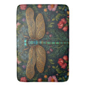 Elegante  libel boho botanische badmat (Voorkant Verticaal)